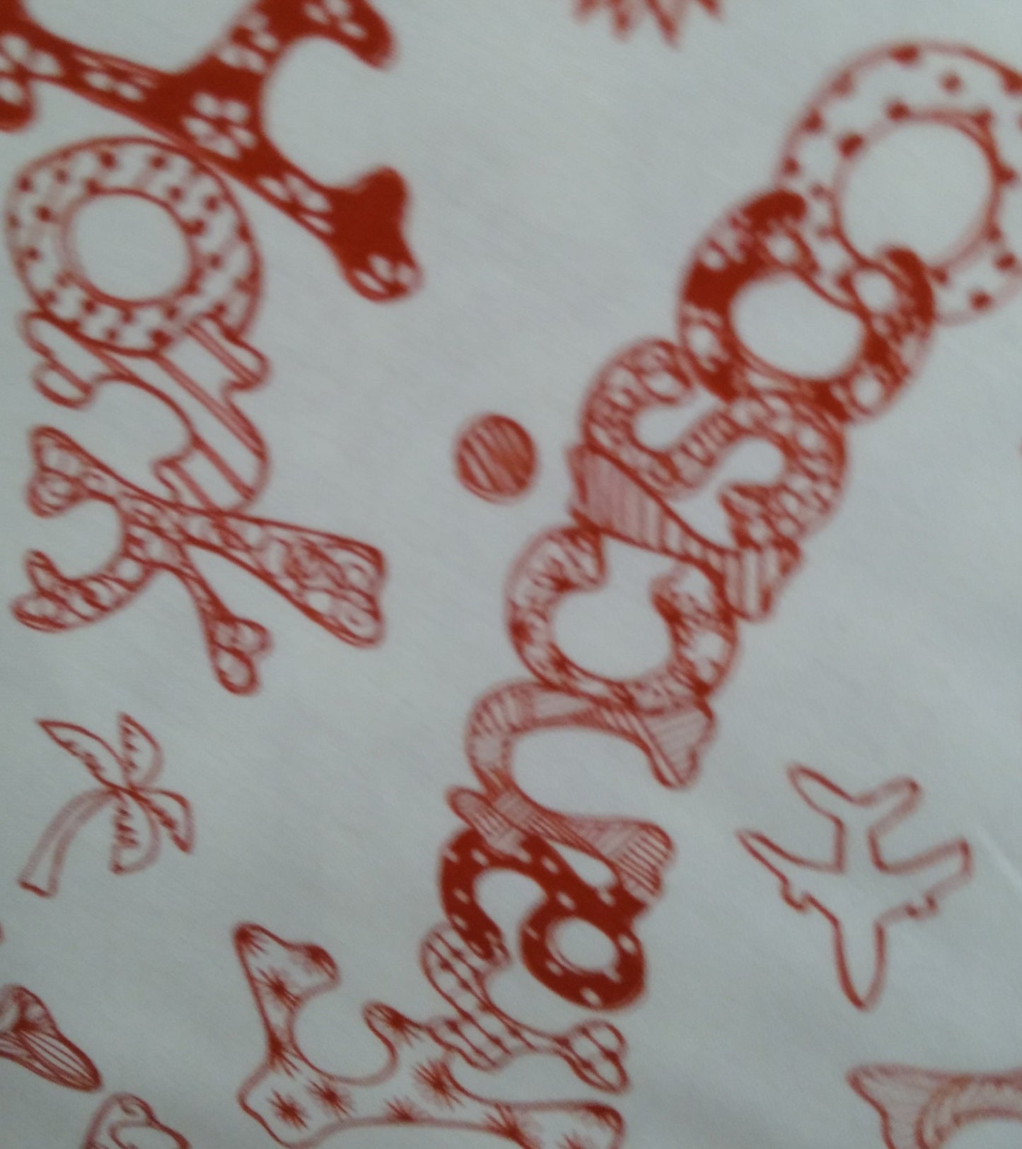 Loralie Designs Tossed Places Red 692-581