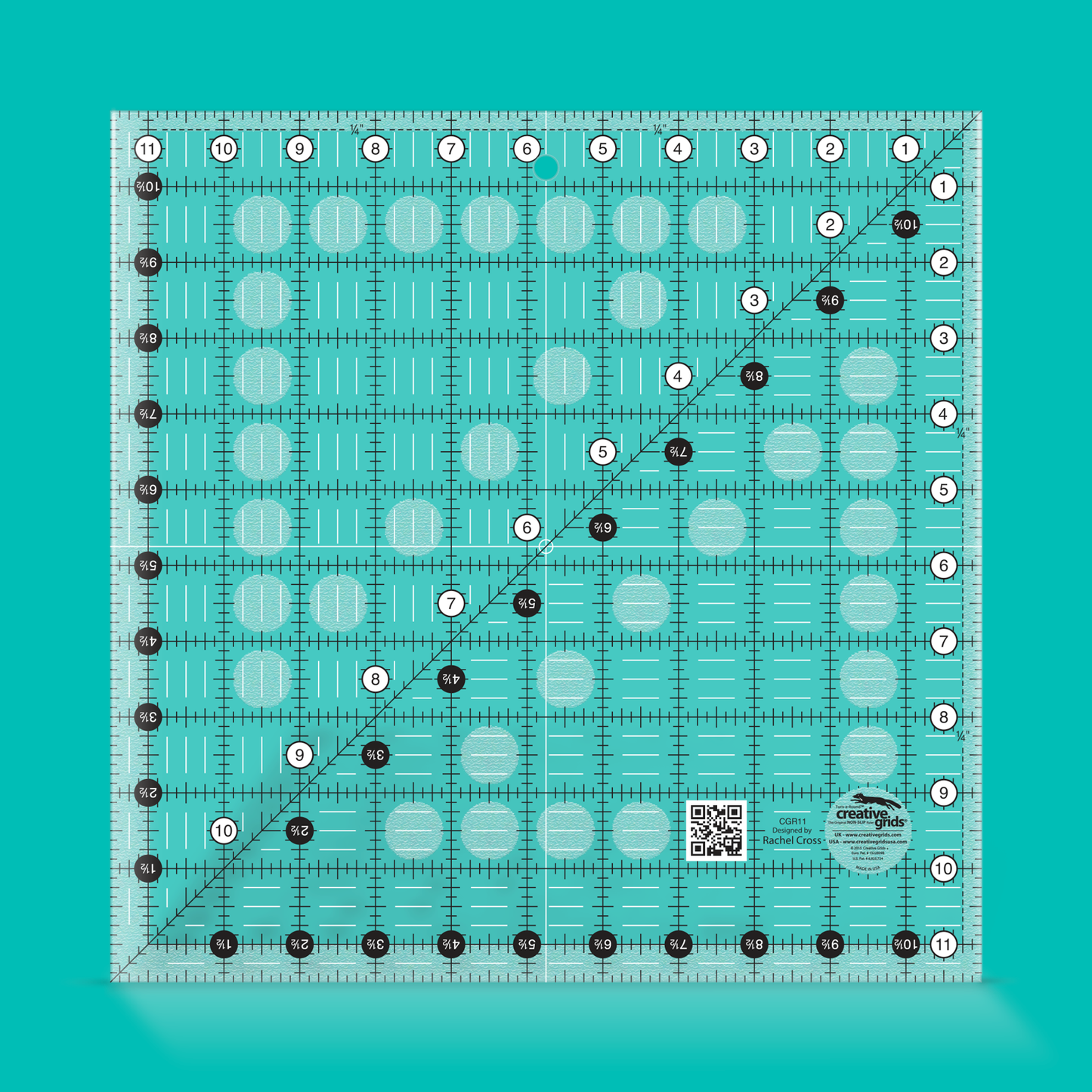 Creative Grids Ruler 11.5" x 11.5" - CGR11