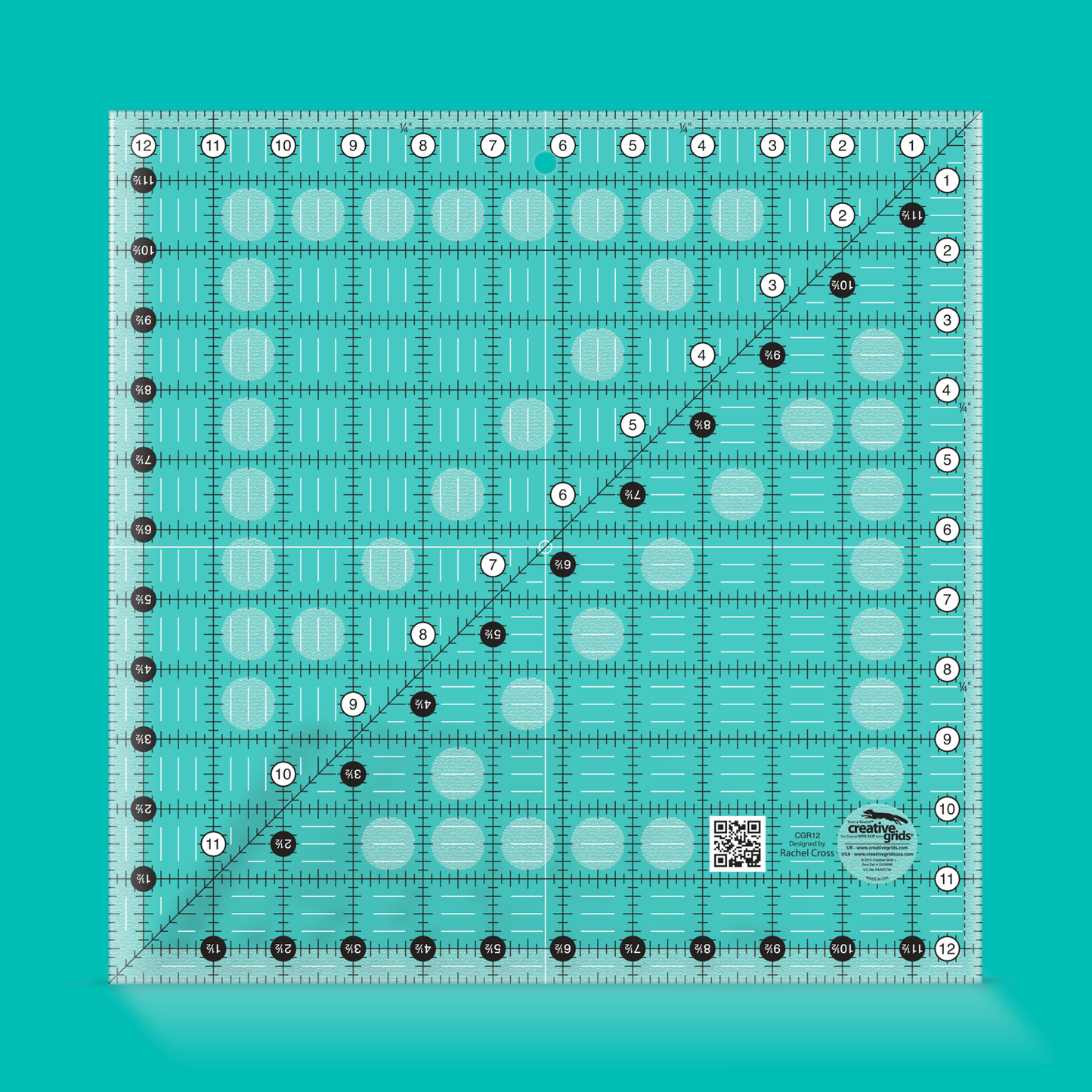 Creative Grids Ruler 12 1/2” x 12 1/2” CGR12
