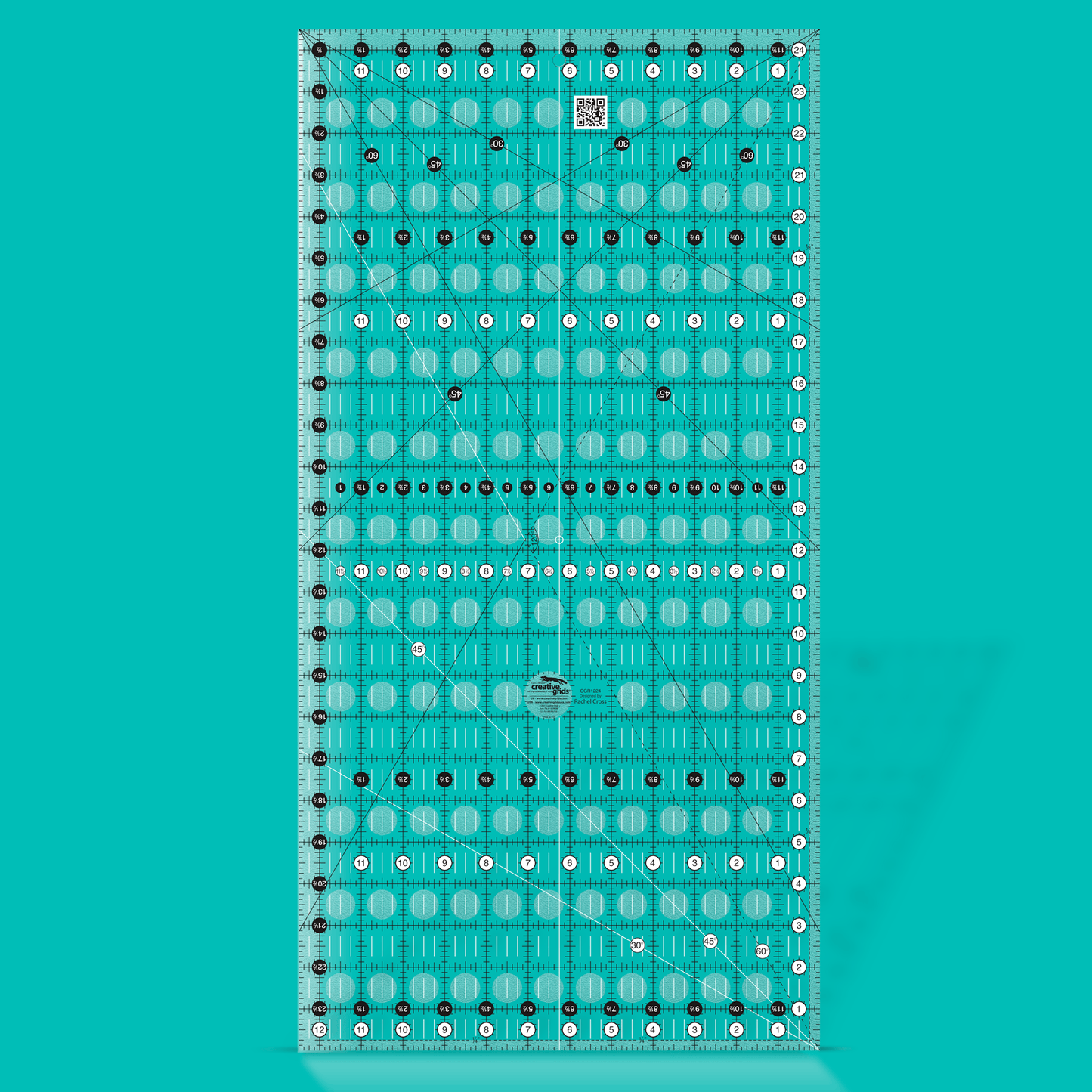 Creative Grids Ruler 12 1/2” x 24 1/2” CGR1224