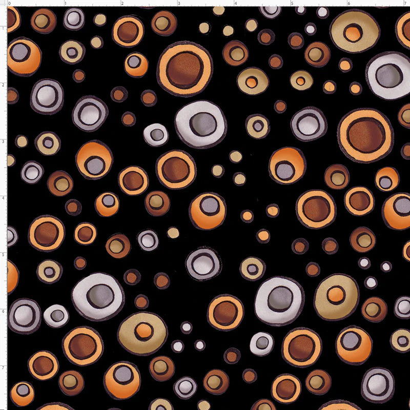 Loralie Designs Doggie Dots Black 692-649