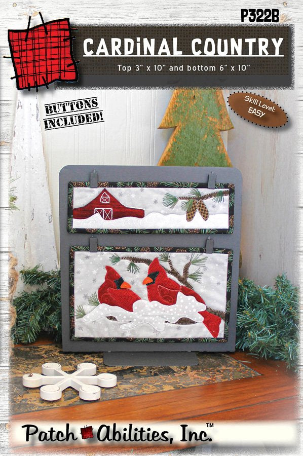 Patch Abilities, Inc. Cardinal Country with Button Pack (P322B)