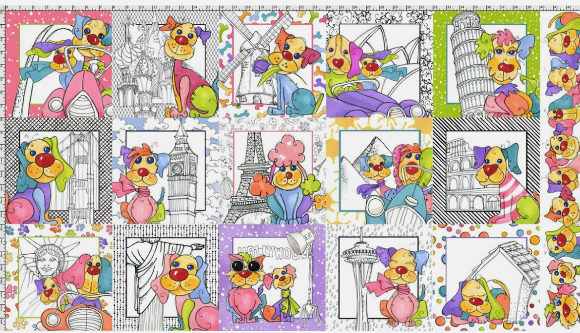 Loralie Designs Dog Gone Panel
