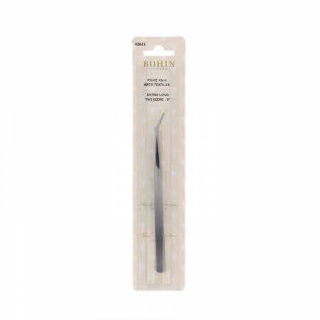 Bent Extra Long Tweezers 6” by Bohin