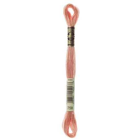 DMC Floss #758 Very Light Terra Cotta
