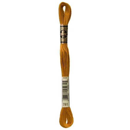 DMC Floss #781 Very Dark Topaz