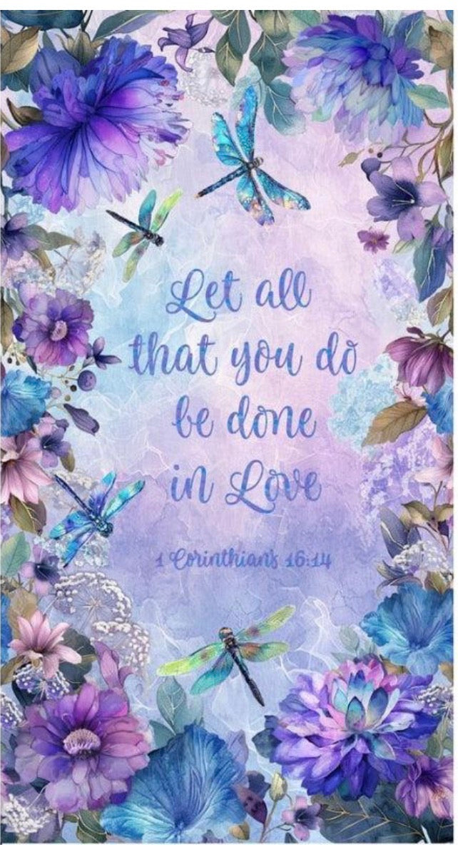 Timeless Treasures In Love Panel 24” x 45”