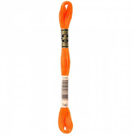 DMC Floss #740 Tangerine