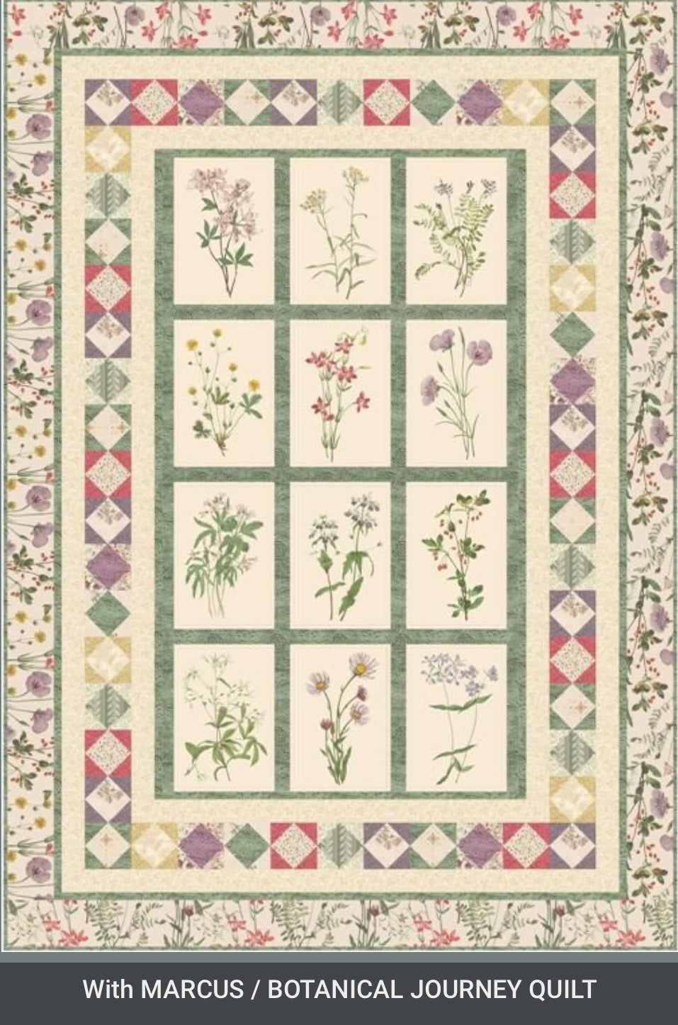 Botanical Journey Quilt Kit