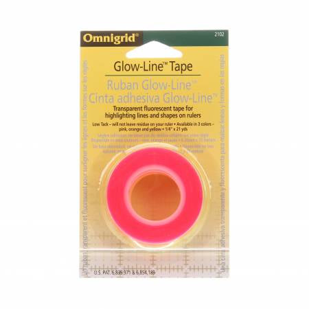 Omnigrid Glow-line tape-1/4" X 21 yd