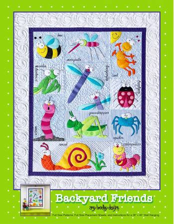 Backyard Friends Pattern 38" x 46"