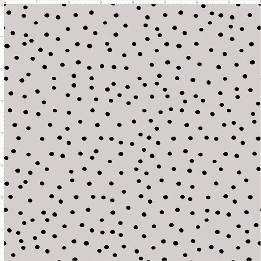 Loralie Designs Dinky Dots Gray/Black 692-663