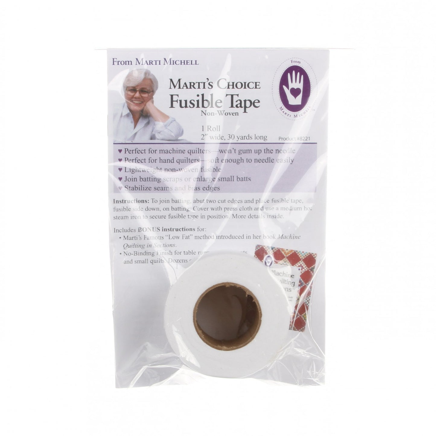 Marti’s Choice Fusible Tape Non-Woven-2" X 30 Yds