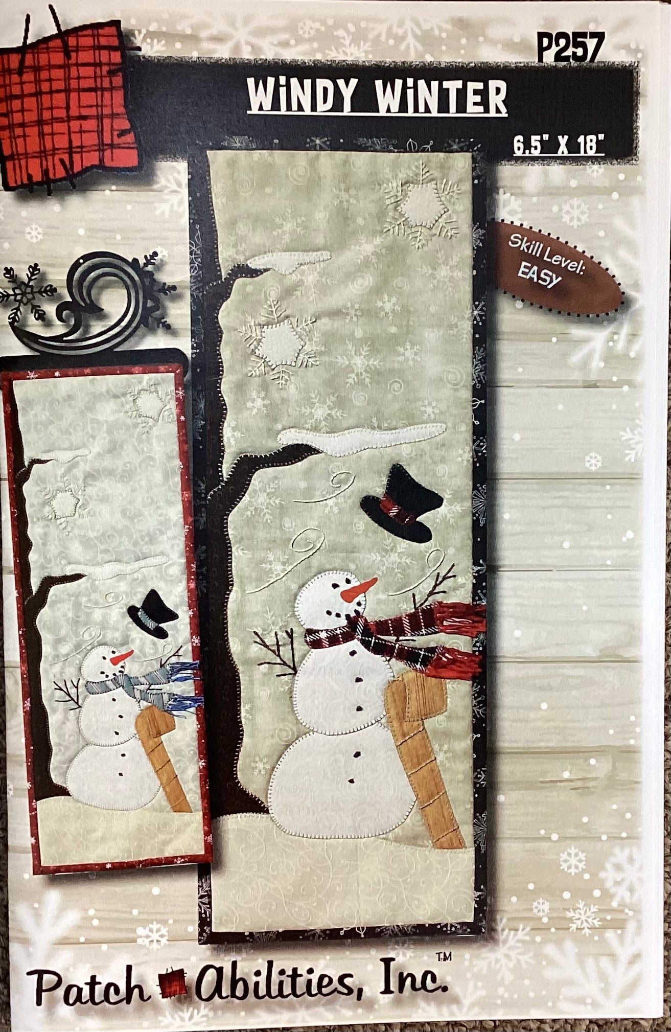 Patch Abilities Windy Winter #P257 6.5" x 18"
