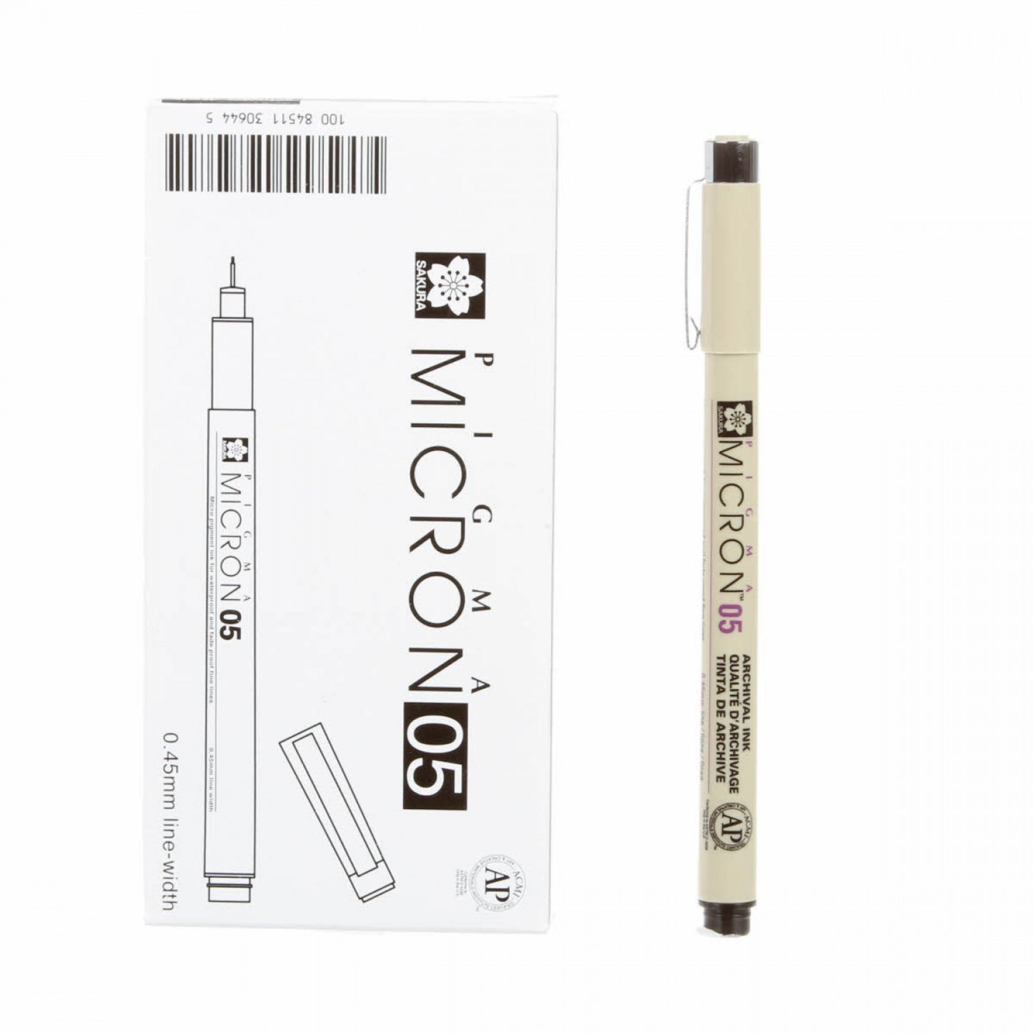 Pigma Micron 05 Black 0.45mm line width