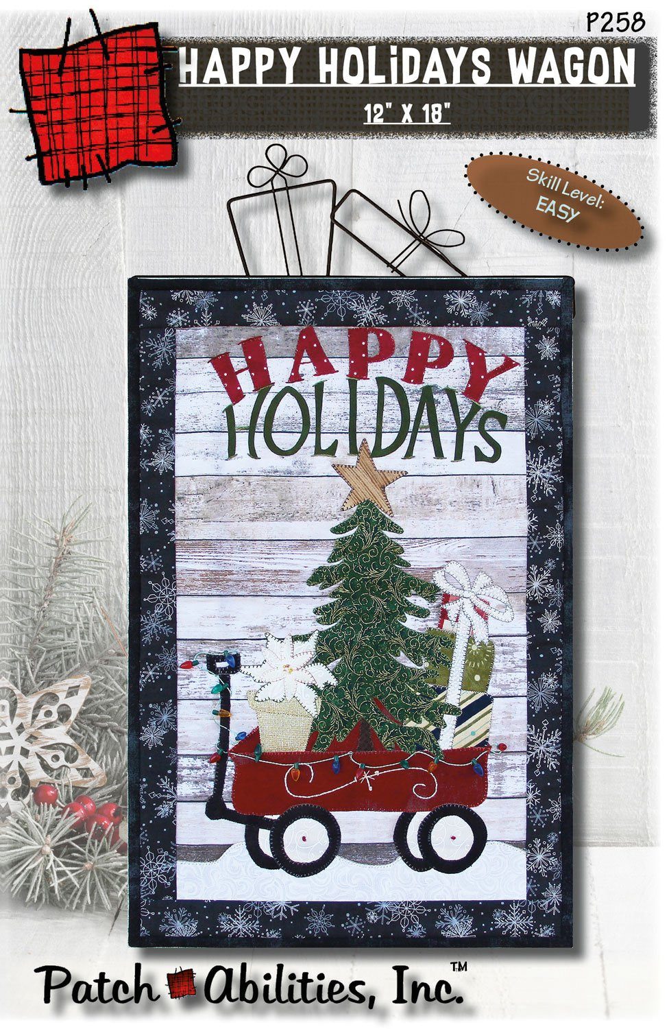 Happy Holidays Wagon Kit