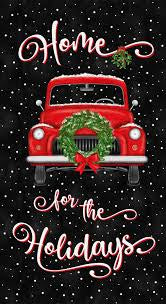 Home for the Holidays Panel by Timeless Treasures