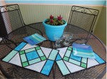 Stained Glass Placemats Designed by Kris Holderness