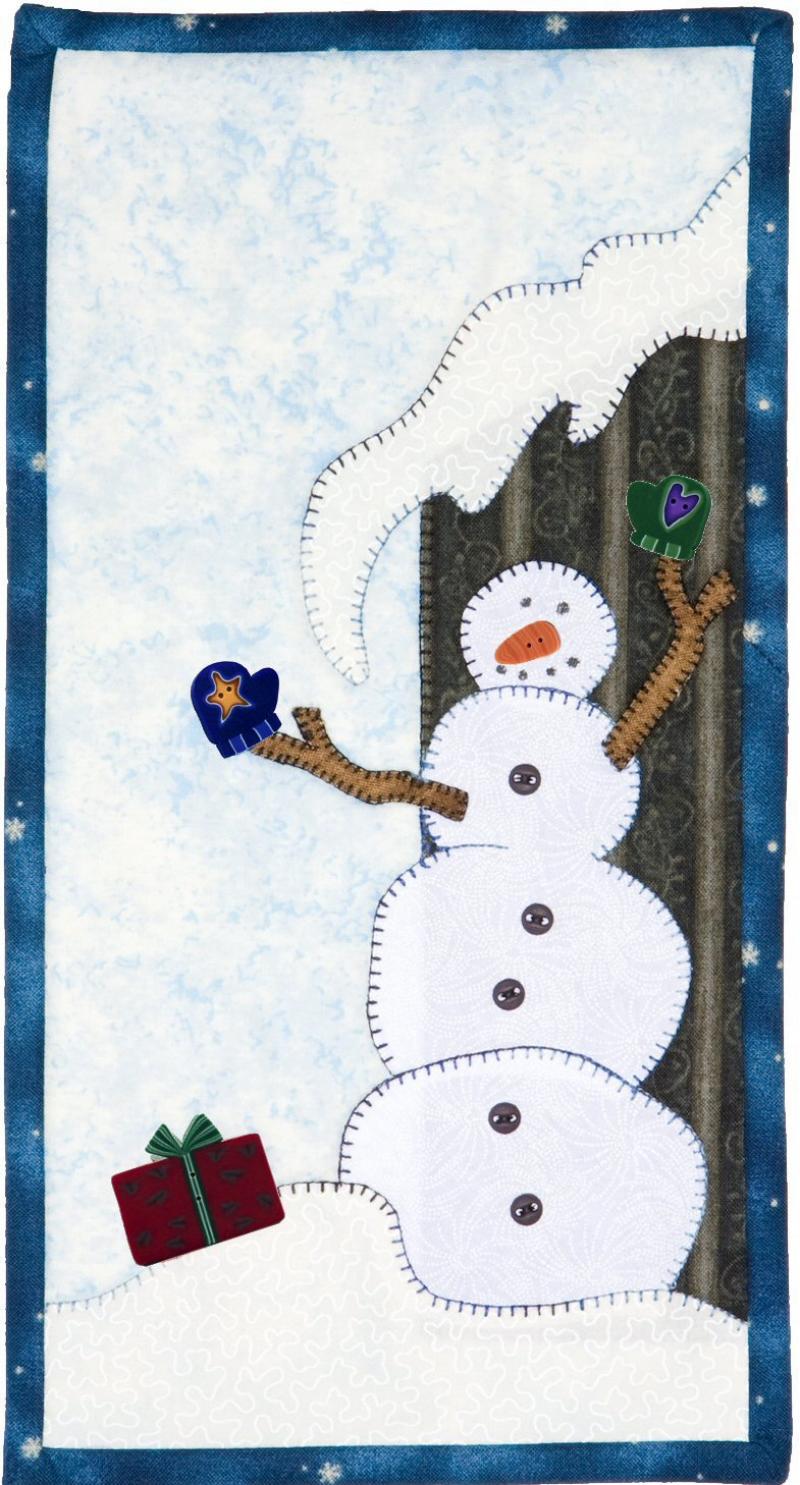 Winter Whimsy Snowman Pattern 6” x 11.5” with Hanger