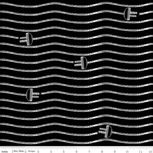 Riley Blake Designs Press On C15256 Black