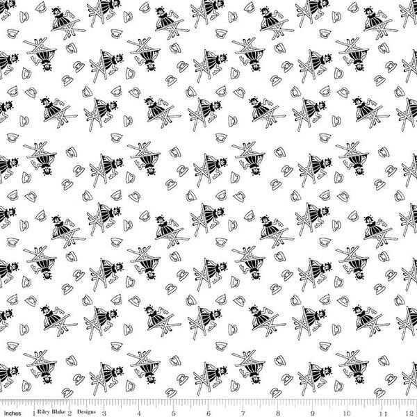 Riley Blake Designs Press On C15260 White