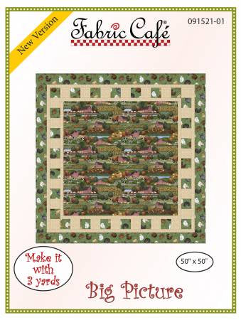 Fabric Cafe’s Big Picture Pattern 50” x 50” #091521-01