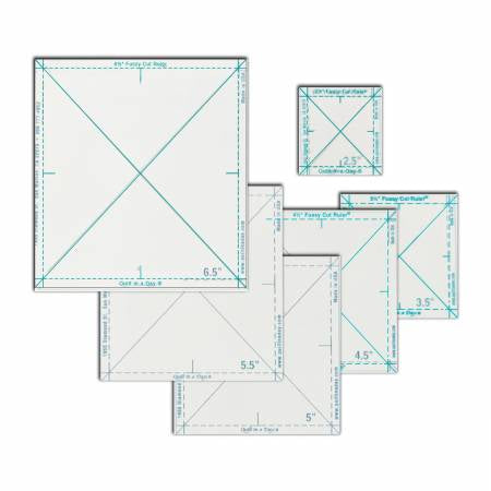 The Complete Fussy Cut Ruler Set