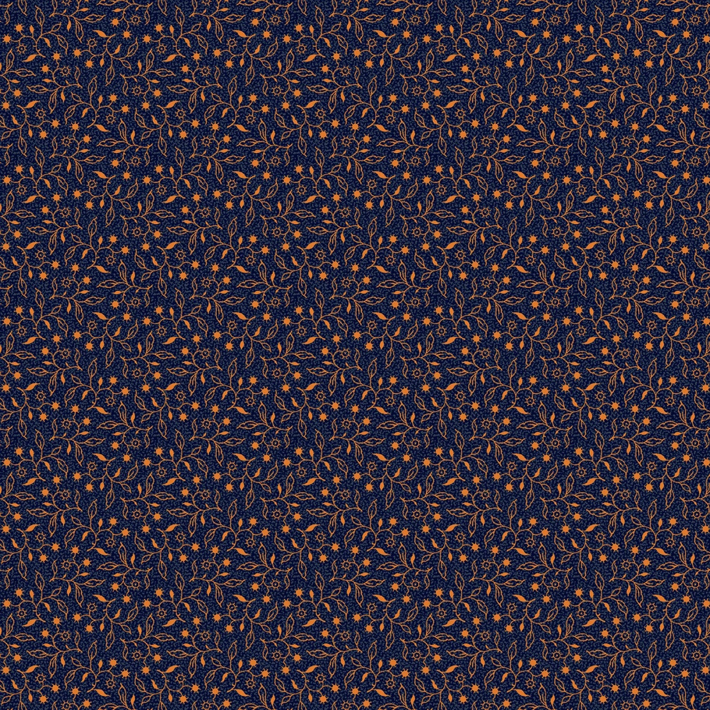 Marcus Fabrics Indigo and Cheddar R330778 Navy