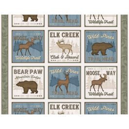 Wildlife Trail Panel Q: 1828, Pattern: 82657, Color: 247