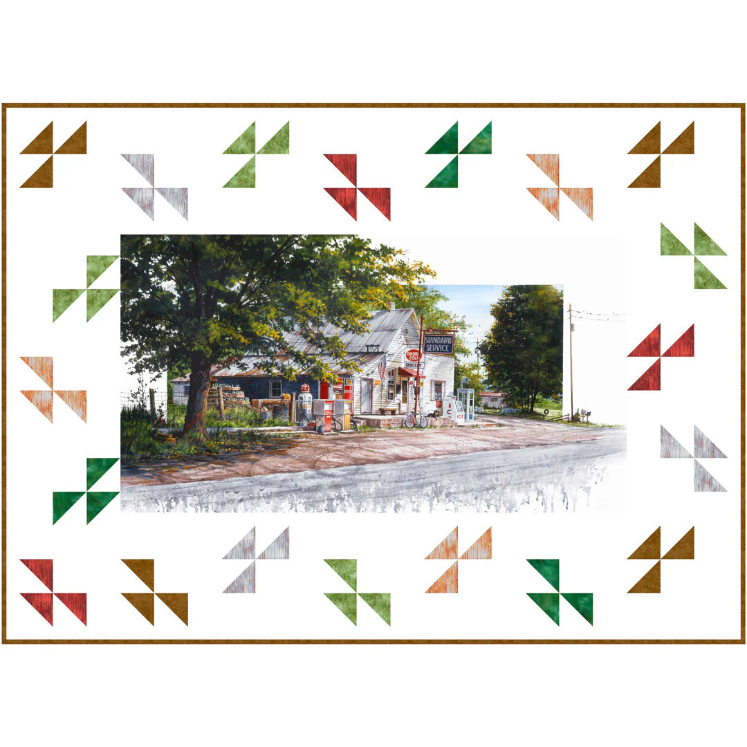 Pit Stop Quilt Kit 59 3/4” x 43 1/4”