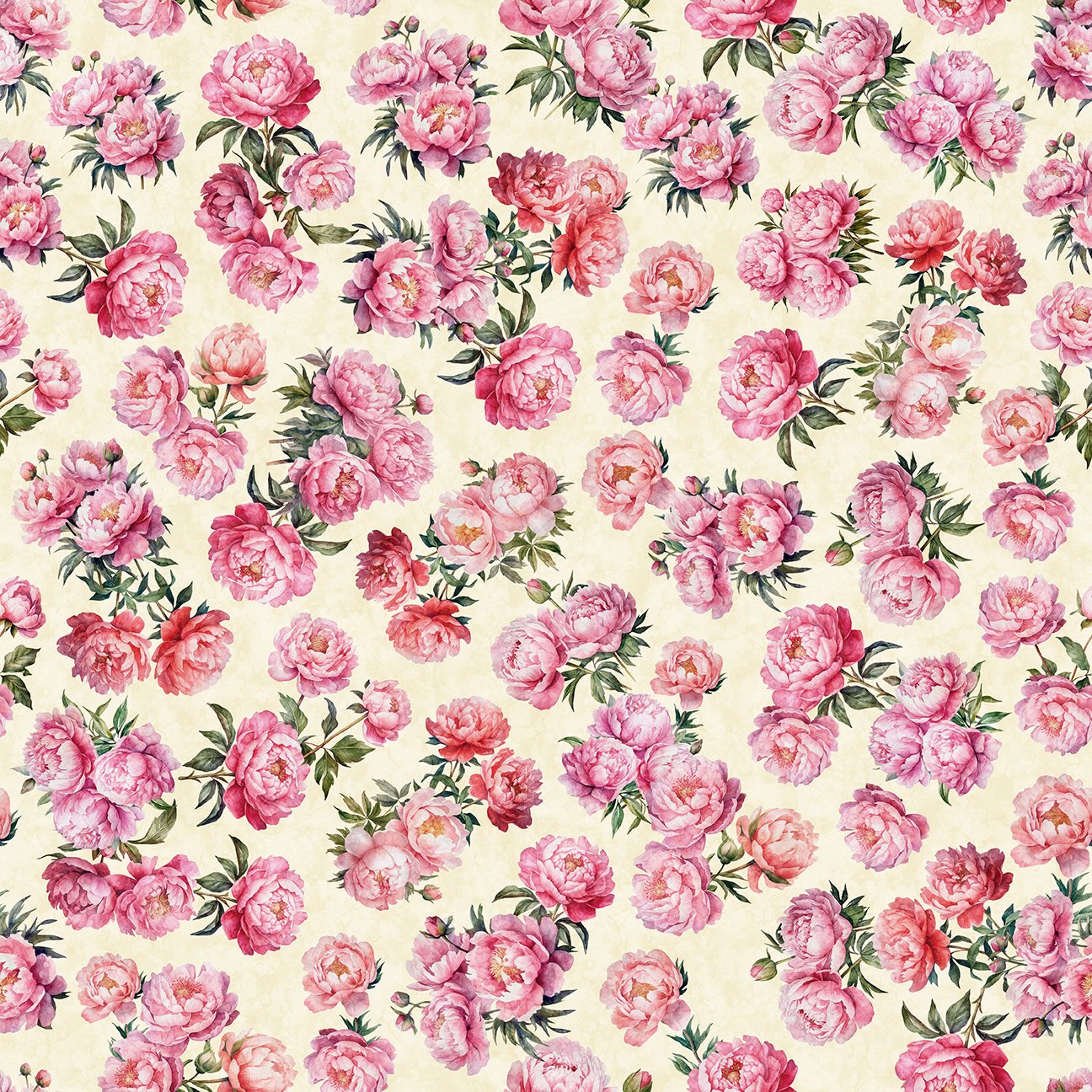 All Indiana Shop Hop Peonies Cream 2600 31109 E