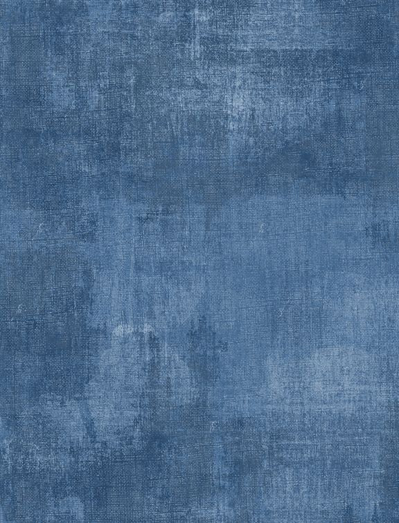 Wilmington Prints Dry Brush Q: 1077, Pattern: 89205, Color: 409 Denim