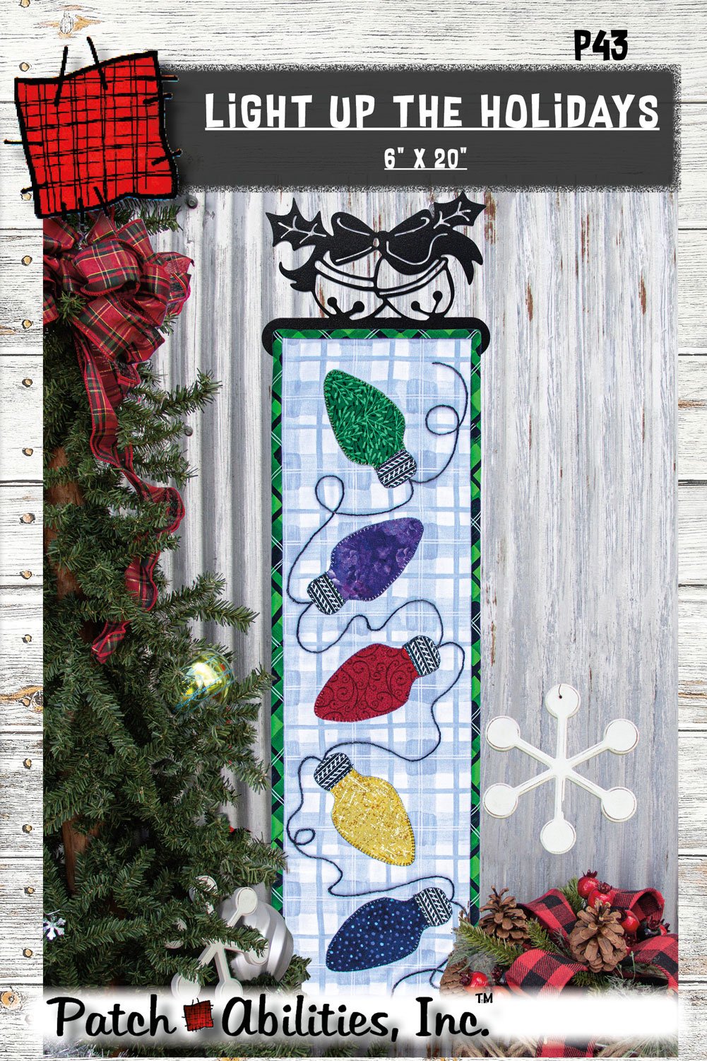 Patch Abilities, Inc. Light Up The Holidays 6"x20" P43