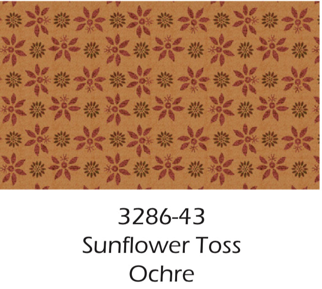 Oak and Maple by Janet Rae Nesbitt Pattern: 3286, Color: 43 Sunflower Toss Ochre