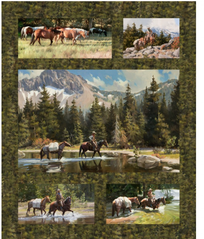 High Country Crossing Panel 36” x 45”