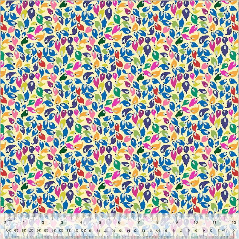 Botanica by Sally Kelly for Windham Fabrics 54017-5 Macadamia