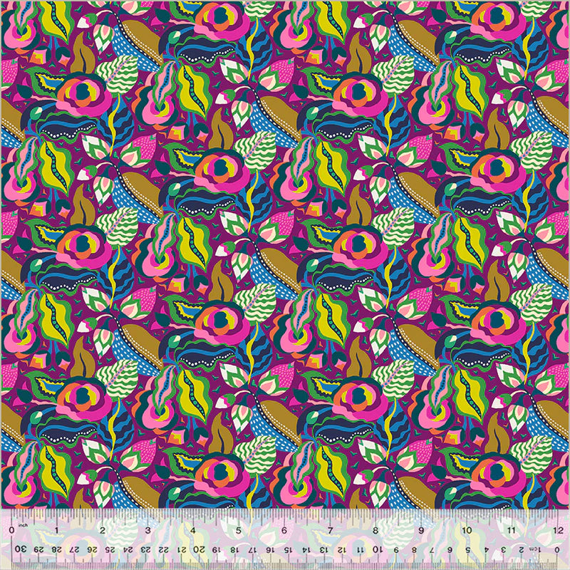 Botanica by Sally Kelly for Windham Fabrics 54015-3 Indigo