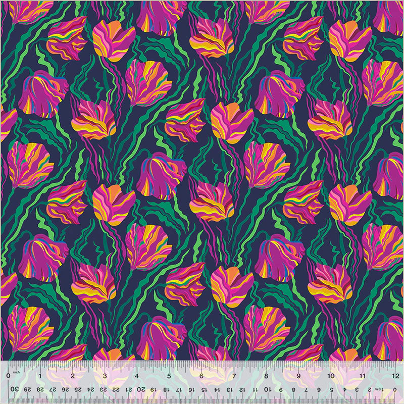 Botanica by Sally Kelly for Windham Fabrics 54014-3 Indigo