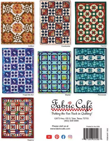 Fabric Cafe’s Make It Home With 3-Yard Quilts by Fran Morgan