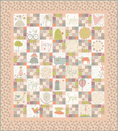 Happy as Can Be Quilt Kit 45” x 50”