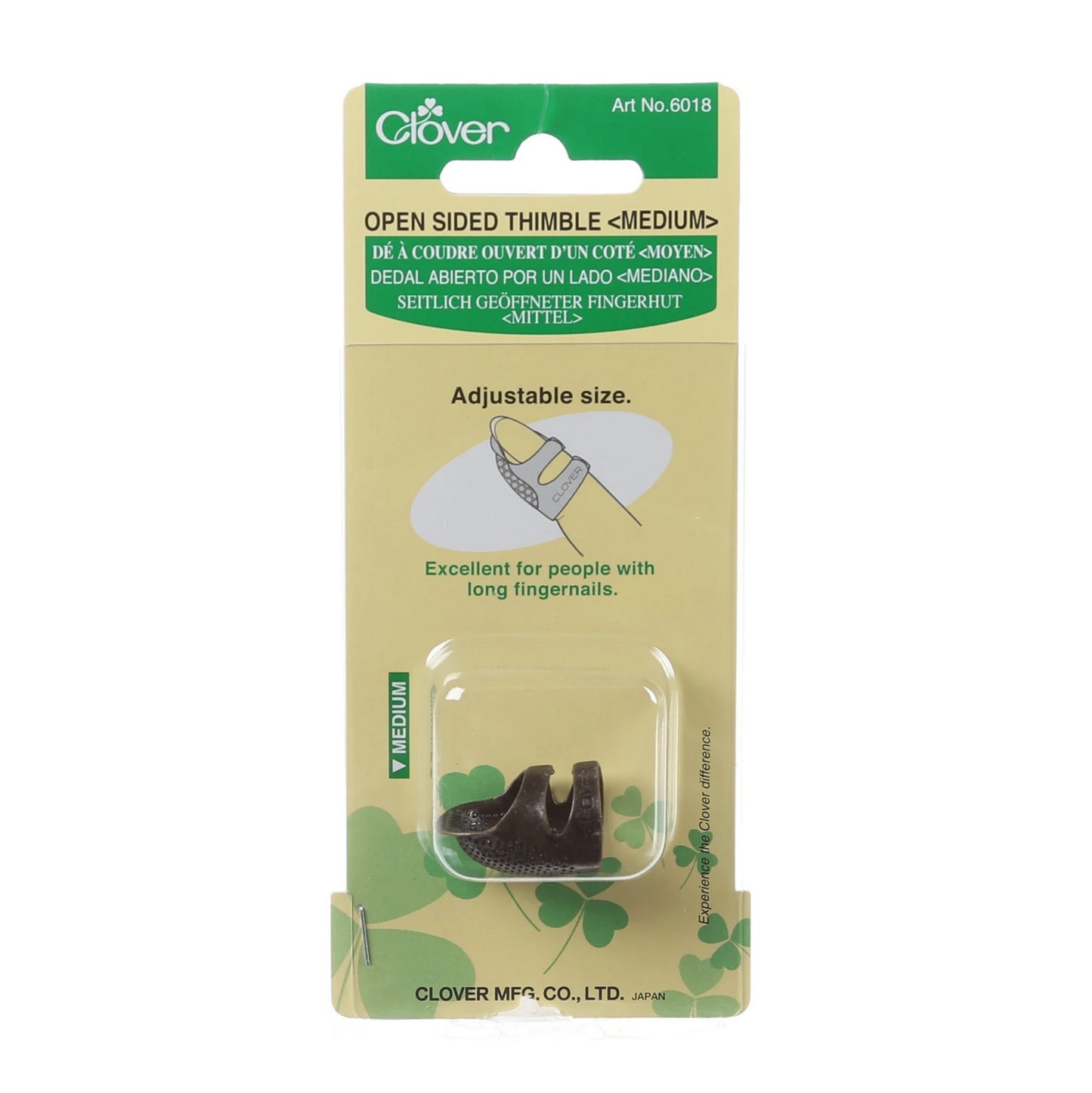 Open Sided Thimble (Medium) #6018