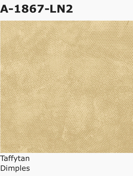 Andover Dimples Style: A, Pattern: 1867, Color: LN2 Taffytan