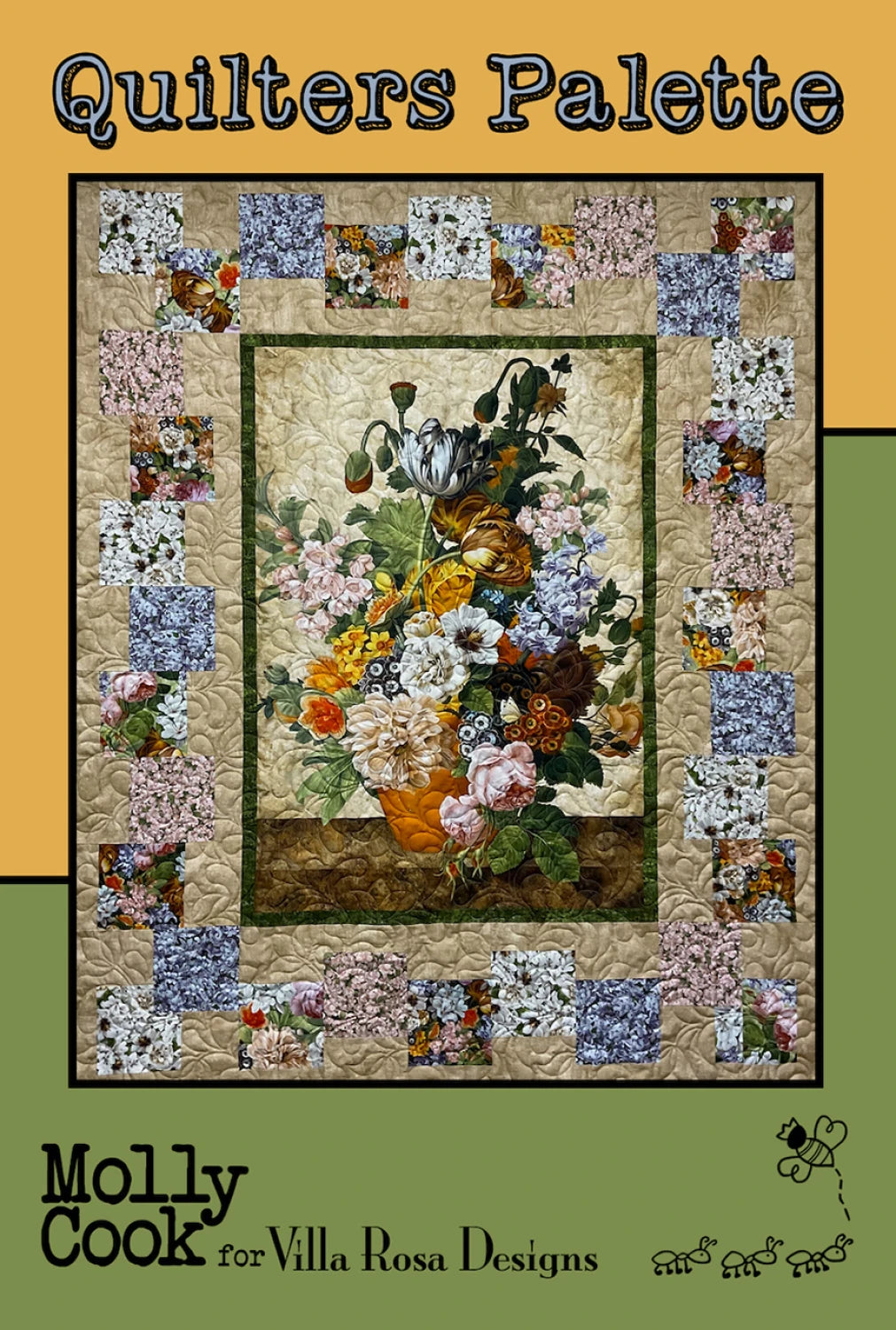 Quilters Palette Quilt Pattern by Molly Cook for Villa Rosa Designs 54” x 66”