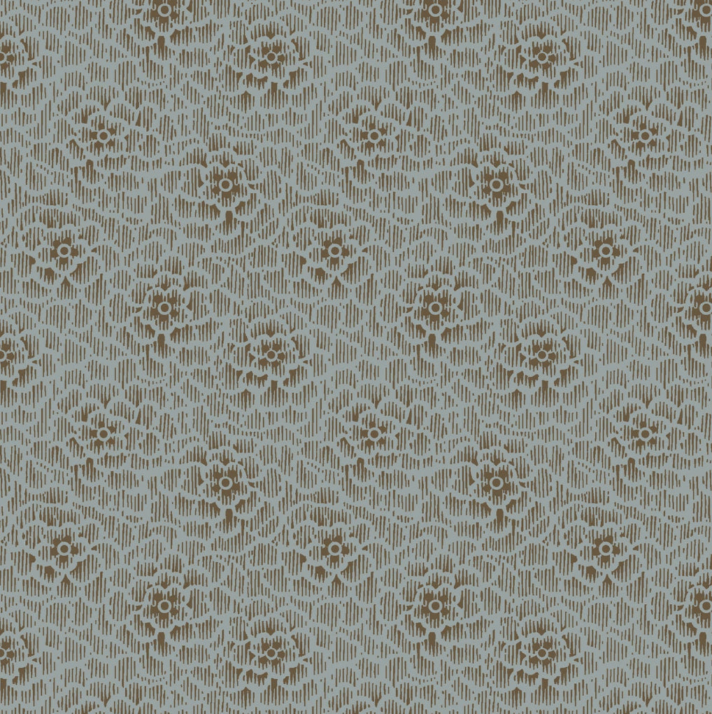 Maywood Studio Dark & Stormy MAS10445-B Chrysanthemum - Blue