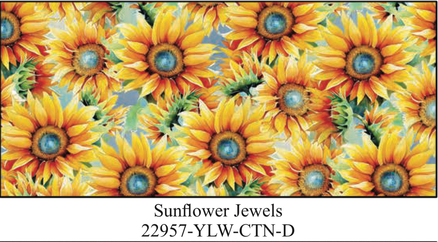 Hummingbird Bouquet 22957-YLW-CTN-D Sunflower Jewels