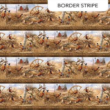 Naturescapes Pheasant Grove DP28301-37 Border Stripe