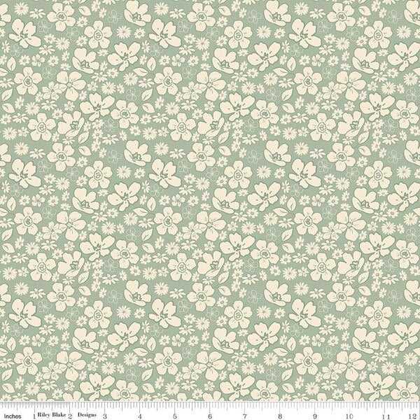 Morning Latte by Sandy Gervais for Riley Blake C16923 Aloe