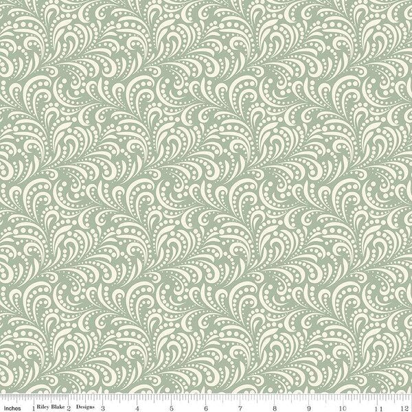 Morning Latte by Sandy Gervais for Riley Blake Designs C16928 Aloe