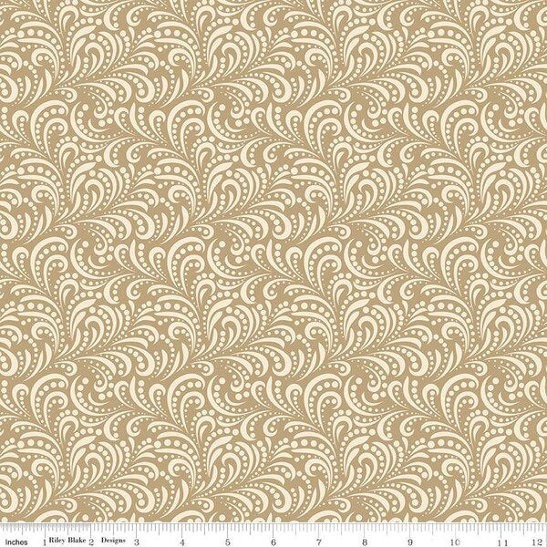 Morning Latte by Sandy Gervais for Riley Blake C16928 Camel