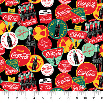 Northcott Coca-Cola Black Labels CC1001-99